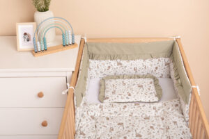 Sensillo bedbumper - bed zijbeschermers - Bedomrander ledikant 180x30-Forest